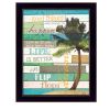 "Good Things" By Marla Rae, Printed Wall Art, Ready To Hang Framed Poster, Black Frame