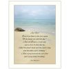 "Sea Fever" By Trendy Decor4U, Printed Wall Art, Ready To Hang Framed Poster, White Frame