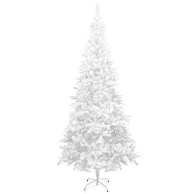 Artificial Christmas Tree L 8 ft White