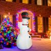 7.9FT Christmas Inflatable Giant Snowman Blow up Light up Snowman