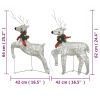 Christmas Reindeers 2 pcs Gold 40 LEDs