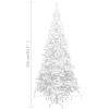 Artificial Christmas Tree L 8 ft White