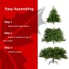 The best product is a 6-foot artificial Christmas tree with 1600 tips, 400LED, hingeless spruce PVC/PE Christmas tree, suitable for indoor and outdoor