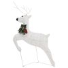 Reindeer & Sleigh Christmas Decoration 100 LEDs Outdoor White