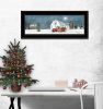 Trendy Decor 4U "Winter on The Farm" Framed Wall Art, Modern Home Decor Framed Print for Living Room, Bedroom & Farmhouse Wall Decoration by Billy Jac