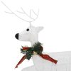 Reindeer & Sleigh Christmas Decoration 140 LEDs Outdoor White