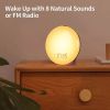 Wake Up Light Sunrise Alarm Clock for Kids; Heavy Sleepers; Bedroom; Sunrise Simulation; Sleep Aid; Dual Alarms; FM Radio; Snooze; Nightlight; Dayligh