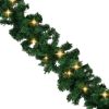 Christmas Garland with LED Lights 65.6'