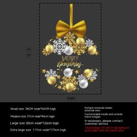 Decorative Stickers Jewelry Shop Layout Shopping Mall Christmas Garland (Option: Small-U1268)