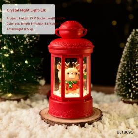 Creative Santa Claus Storm Lantern Creative Small Night Lamp (Option: Little Dear)