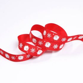 Christmas Ribbon Thread Ribbon Diy Cake (Option: Red-100yards roll)