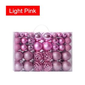 Christmas Matte Decorative Ball (Option: Light pink)