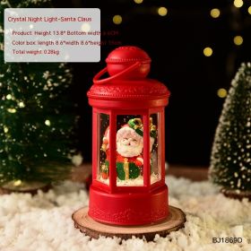 Creative Santa Claus Storm Lantern Creative Small Night Lamp (Option: Santa Claus)