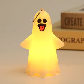 Halloween Decoration Ghost Pendant Portable Little Night Light (Option: A Style-54X69X105MM)