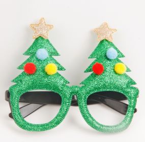 Christmas Decorations Dance Party Glasses Dress Up Props (Option: Five Star Christmas Tree)