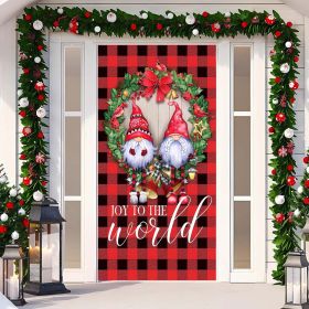 Christmas Curtain Decoration Hanging Cloth Background (Option: 29 Style-90x200cm)