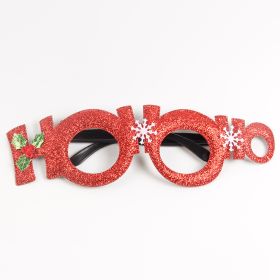 Christmas Decorations Dance Party Glasses Dress Up Props (Option: HOHO)