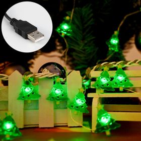 Led Christmas Decoration Atmosphere Lighting Chain (Option: USB Always Bright-5 M 50 Lights)