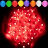 50PCS 9 Colors Balloon Light, Long Standby Time Mini Ball Light, Round LED Flash Lamp For Paper Lantern Balloon Party, Wedding, Birthday, Festival, Ne