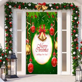 Christmas Festival Door Set Decorative Cloth (Option: SDMT140-Width 90cmx Height 200cm)