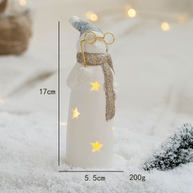 Decoration Christmas Window Table Decoration (Option: Ceramic Snowman)