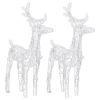 Reindeers & Sleigh Christmas Decoration 240 LEDs Acrylic