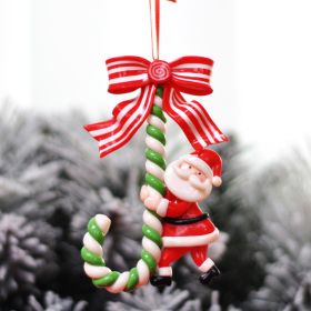 Christmas Product Polymer Clay Santa Claus Ornaments (Option: Elderly)