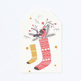 Christmas Decoration Hanging Card Color Listing (Option: Christmas Stockings-Christmas Stockings)