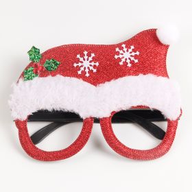 Christmas Decorations Dance Party Glasses Dress Up Props (Option: Christmas Hat)