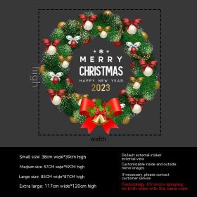 Decorative Stickers Jewelry Shop Layout Shopping Mall Christmas Garland (Option: Extra Large-V369)